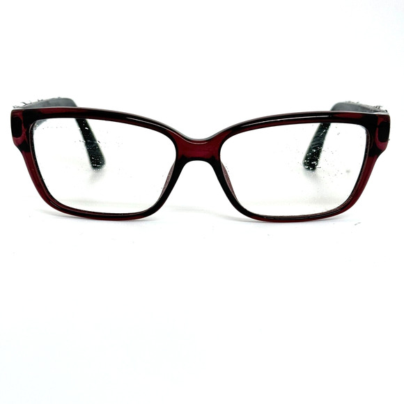 GUCCI GG 3717 INL Eyeglasses Frames Black Red Full Rim 140 Optyl Vintage H14024